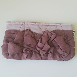NEW handmade made by hank purple clutch/wallet